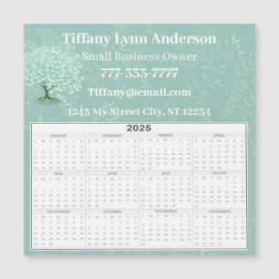 2025 Kalenders Magnetkarte