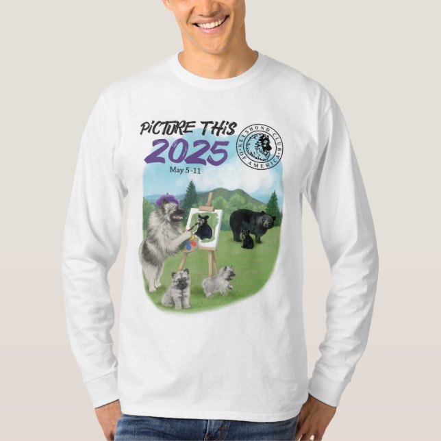 2025 KCA T - Shirt für Männer mit langem Schlaf (Vorderseite)