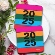 2025 kühne, farbenfrohe Linien