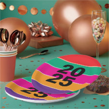 2025 kühne, farbenfrohe Linien