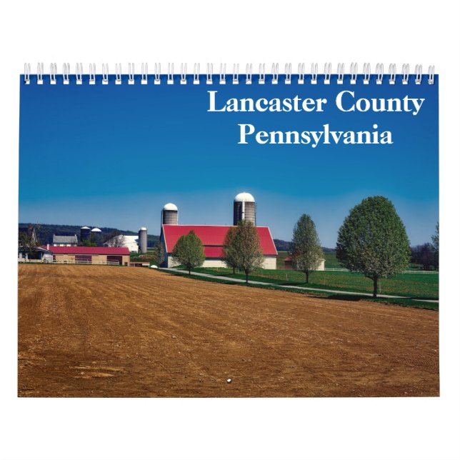 2025 Lancaster Landkreis, Pennsylvania Kalender (Titelbild)