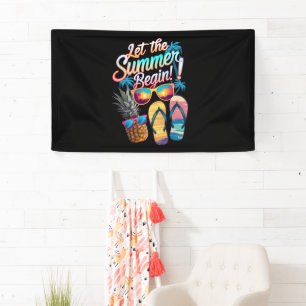 2025 Lass den Sommer beginnen 2025 Sommerferien Banner