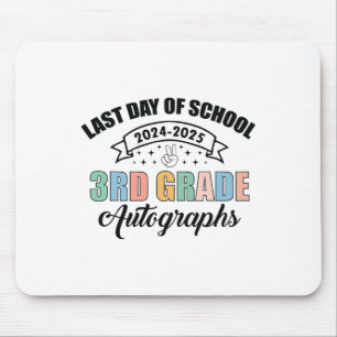2025 Letzter Tag der Schule Autograph 3. Klasse Gr Mousepad