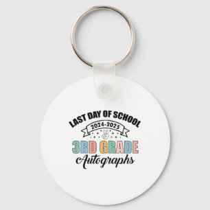 2025 Letzter Tag der Schule Autograph 3. Klasse Gr Schlüsselanhänger