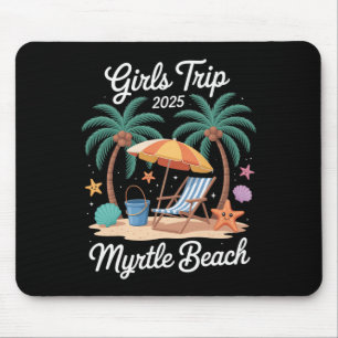 2025 Mädchen Reise Myrtle Beach passende Urlaub Be Mousepad