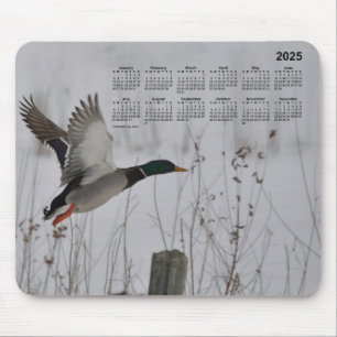 2025 Mallard in Flight Calendar von Janz Mouse Pad Mousepad