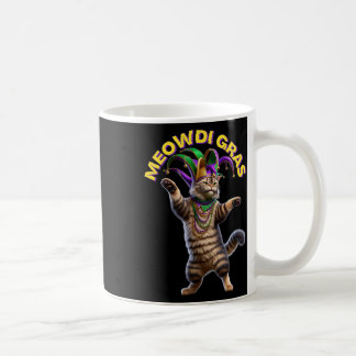 2025 Matching Mens Womans Funny Meowdi Gras Cat Ma Kaffeetasse