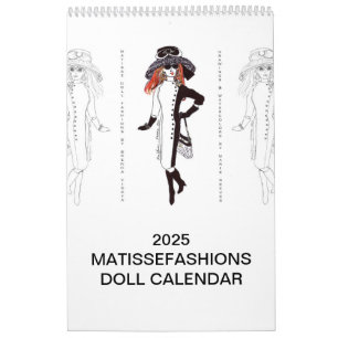 2025 MatisseIllustrationskalender für Mode Kalender