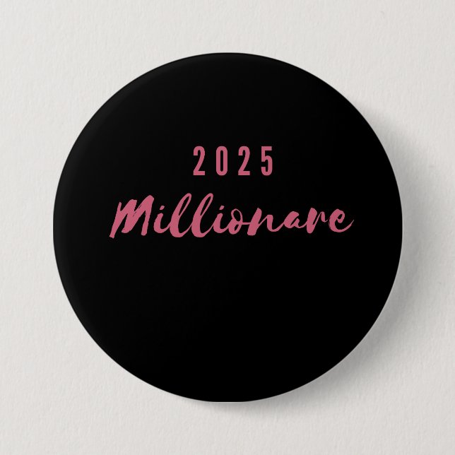 2025 Millionär-Button Button (Vorderseite)