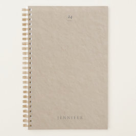 2025 Minimalistisch anpassbar Planer