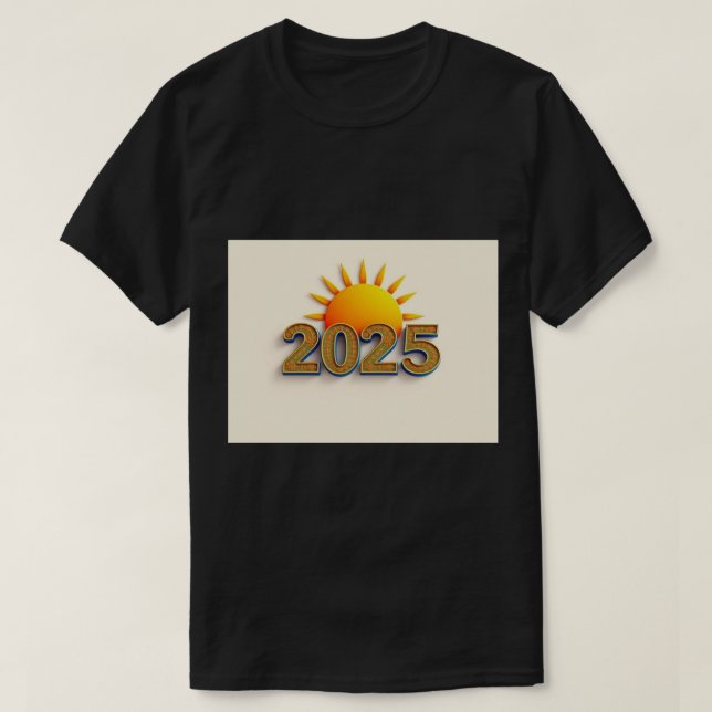 2025 mit der Sonne, Aufstieg zum inspirierenden T  T-Shirt (Design vorne)