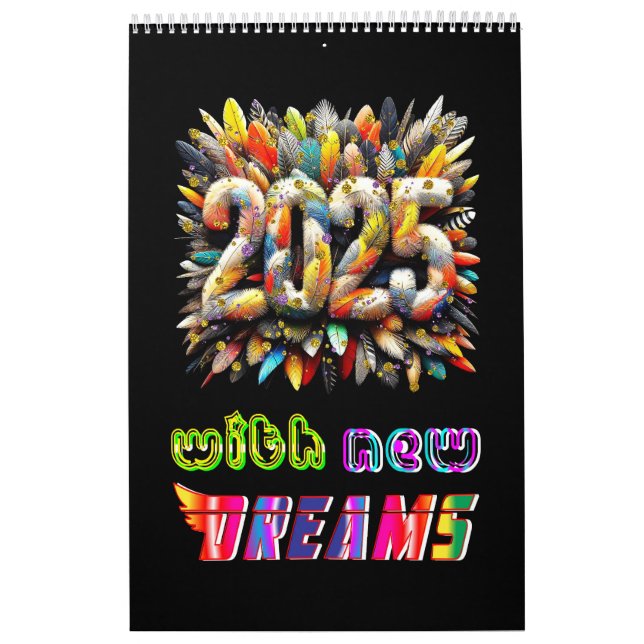 2025 mit neuen Träumen Kalender (Titelbild)