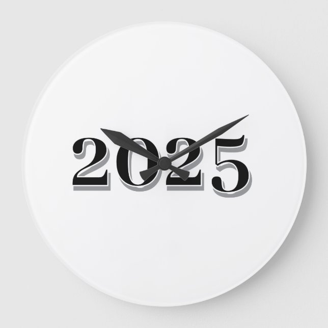 2025 Moderne Uhr - Stilvolle Zeit für Eva (Vorderseite)