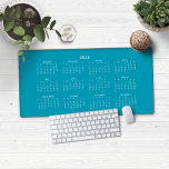2025 Moderner Aquamariner blauer Kalender Schreibtischunterlage<br><div class="desc">🌟 Dies ist für 2025 🌟 2025 Modernes Aquamarin Blue Calendar Desk Mat Mouse Pad. Diese Version ist in chic aquamarin blau,  aber die Farben können leicht angepasst werden! Bitte kontaktieren Sie uns unter cedarandstring@gmail.com ,  wenn Sie Hilfe beim Design oder den passenden Produkten benötigen.</div>