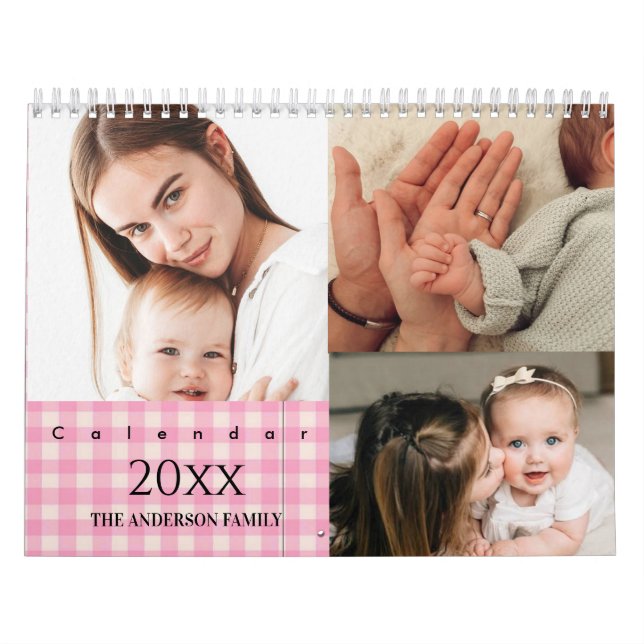 2025 Modernes Foto für Ihre Familie Kalender (Titelbild)