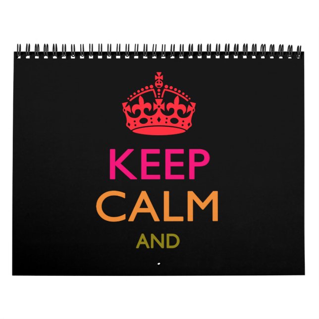 2025 Monatlicher Personalisierter BEHALT und Text Kalender (Titelbild)