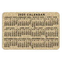 2025 Monatskalender Leichte Kaffeebohnen
