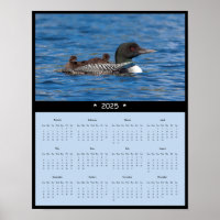 2025 Montag-Kalender-Poster