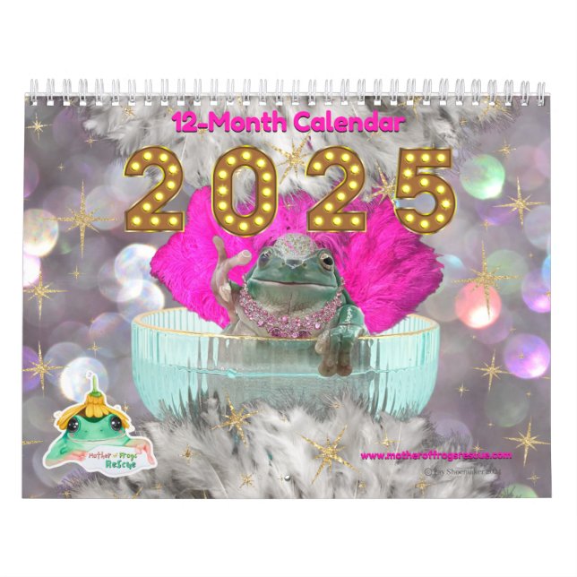 2025 Mother of Frogs Rescue Calendar Kalender (Titelbild)