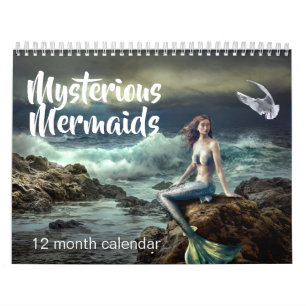 2025 Mysteriöse Mermaids Fantasy Kalender