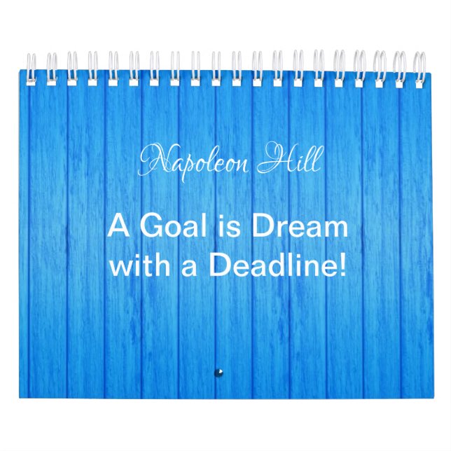2025 Napoleon Hill, A Goal ist ein Traumziel Kalender (Titelbild)