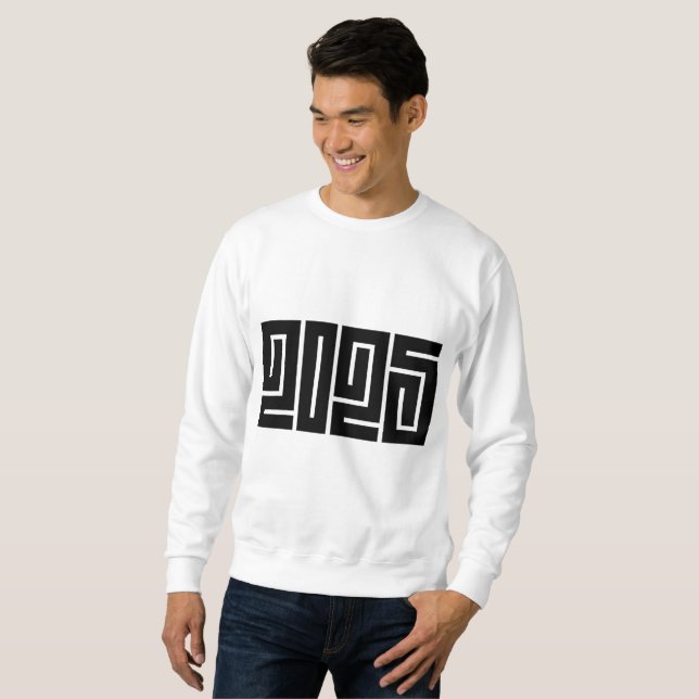 2025 neues Jahr Sweatshirt (Vorne ganz)