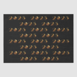 2025 New Year-Ball-NYC Gold- Seidenpapier