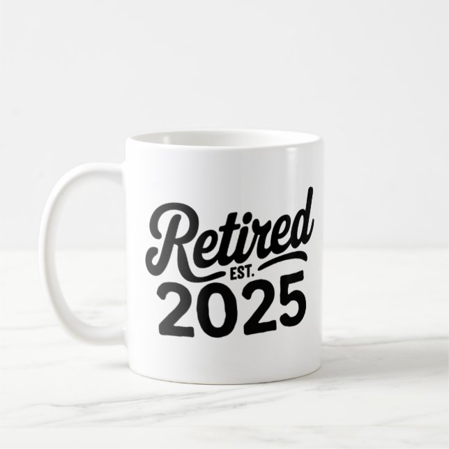 2025 nicht mehr mein Problem, EST 2025 Kaffeetasse (Links)