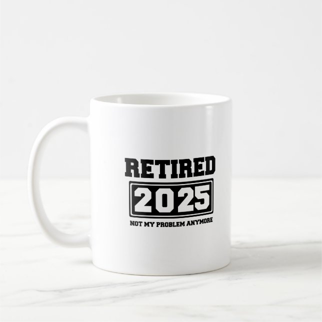 2025 nicht mehr mein Problem Kaffeetasse (Links)