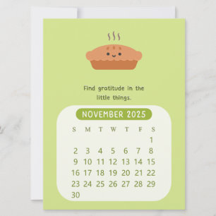 2025 November Monatlicher Motivationskalender  Einladung