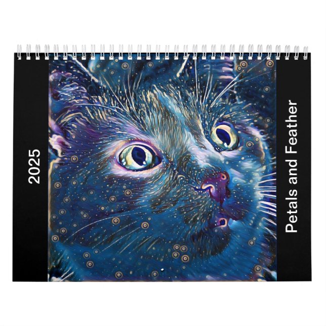 2025 Petals and Feather and Friends Calendar Kalender (Titelbild)