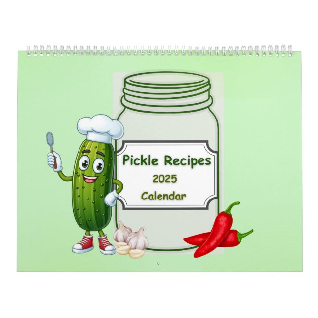 2025 Pickle Calendar mit Rezepten Kalender (Titelbild)