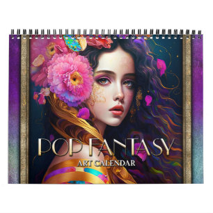 2025 Pop Fantasy Surreal Women Art Calendar Kalender