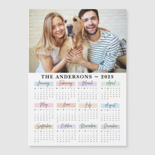 2025 Puppy-Foto-Hund Magneteinladung