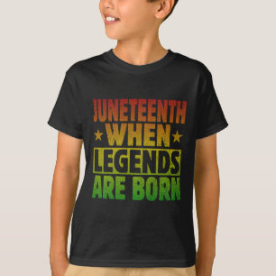 2025 Retro 19. Juni Geburtstag - 1865 Juneteenth B T-Shirt