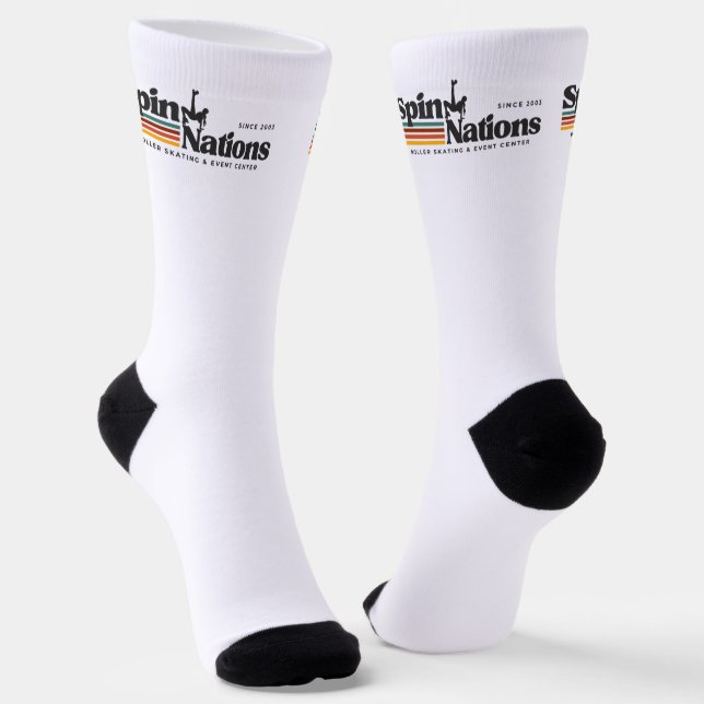 2025 Retro SpinNations Crew Socken (Gewinkelt)