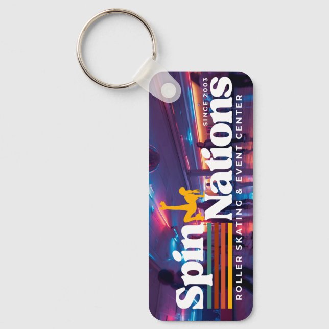 2025 RETRO Spinnations Keychain Schlüsselanhänger (Vorderseite)