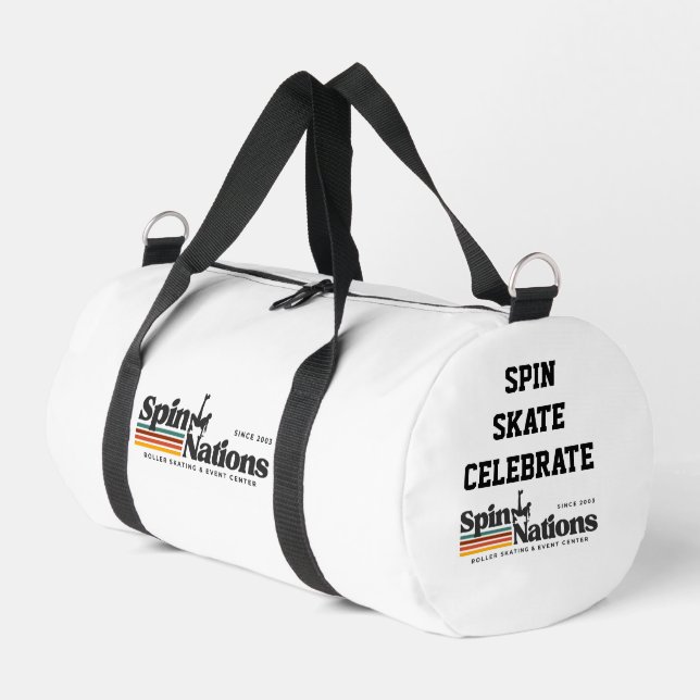 2025 Retro SpinNations-Tasche  Duffle Bag (Linke Seite)