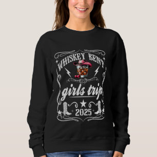 2025 Retro Whiskey Theme Group Party Country Weste Sweatshirt