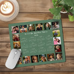 2025 Sage Green Multiple Foto Collage Kalender Mousepad<br><div class="desc">🌟 2025 Sage Green Multiple Foto Collage Calendar Maus Pad mit einem einfachen, minimalistischen Kalender Jahr für Augenblick und 18 Ihrer Lieblings-Fotos. Alle Farben sind individuell einstellbar. Macht ein großartiges Geschenk für Großeltern, Eltern, Tanten, Onkel, Pateltern und mehr! Bitte kontaktieren Sie uns unter cedarandstring@gmail.com , wenn Sie Hilfe beim Design...</div>