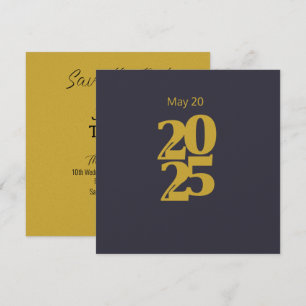 2025 Save the Date Flachkarten