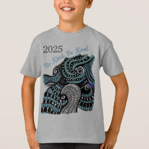 2025 Seien Sie freundlich Kool Dragon Graphic Art  T-Shirt