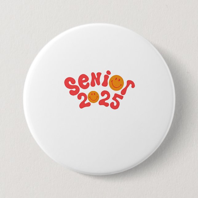 2025 Senior Abschluss Summer Vacation Graduate Button (Vorderseite)
