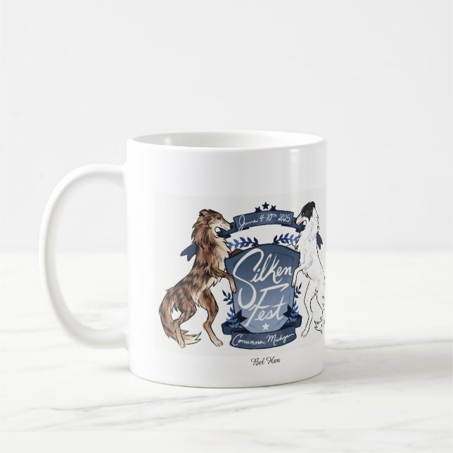 2025 Silkenfest-Logo-Tasse Kaffeetasse (Links)