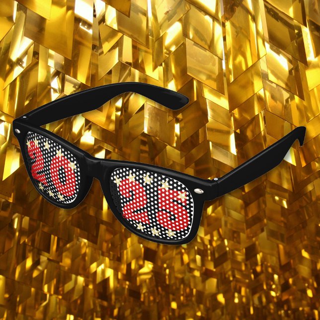 2025 Silvester Party Swag Sonnenbrille Shades (2025 New Years Eve Party Swag Sunglasses Shades)