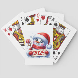 2025 Snowman Spielkarten