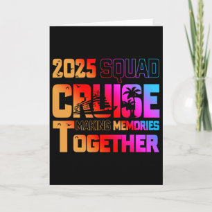 2025 Squad-Kreuzfahrt Gemeinsam Erinnerungen Schaf Karte