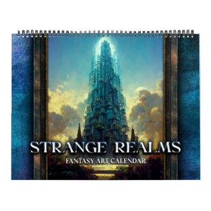 2025 Strange Realms 2 Fantasy Art Calendar Kalender