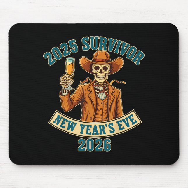 2025 Survivor New Year's Eve 2026  Mousepad (Vorne)