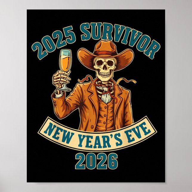 2025 Survivor New Year's Eve 2026  Poster (Vorne)